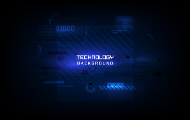 Abstract technology cyber concept. vector background