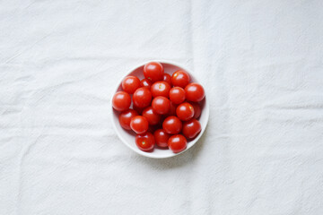 Tomato top view