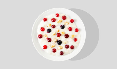 porridge with cranberries