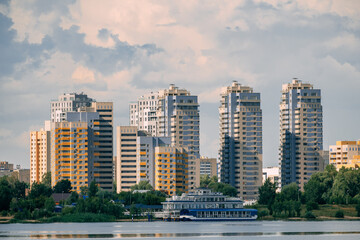 Fototapeta na wymiar Sityscape of Kazan city