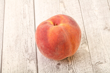 Fresh ripe sweet peach fruit