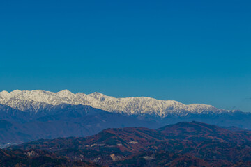 mountains and clouds