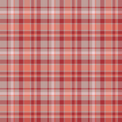 Plaid seamless pattern. Vector background of textile ornament. Flat fabric design.