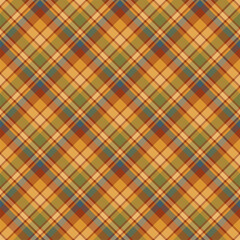 Plaid seamless pattern. Vector background of textile ornament. Flat fabric design.