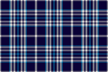 Plaid pattern seamless. Check fabric texture. Stripe square background. Vector textile design.