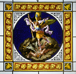 Stained glass window