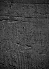 Obraz premium Black and white concrete. Old wall texture cement dark black gray background
