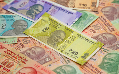 Obraz premium Indian banknotes