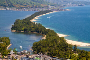 Naklejka premium view of the bay from the sea