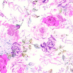 Elegant floral pattern in small colorful flowers. Liberty style. Floral seamless background for fashion prints. Ditsy print. Seamless vector texture. Spring bouquet.