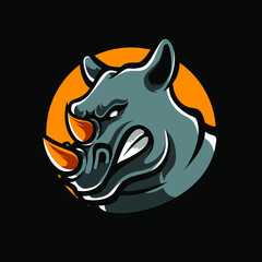Rhino Head E Sport Logo