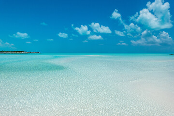 The Turquoise Iridescence of Sandy Cay, Exumas, Bahama