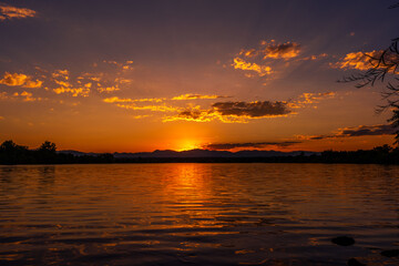 Sloan Lake Sunset, Denver