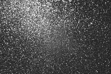 Abstract silver white and black sparkle monochrome glitter. Shiny glitter background