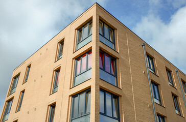 Modern social housing development in the South East of England