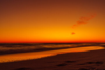 Fototapeta na wymiar Okaloosa Island Sunset