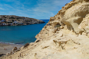 Matala beach - Crete, Greece
