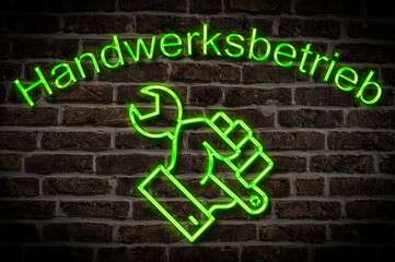 Fototapeta premium Handwerksbetrieb