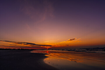 Fototapeta na wymiar Seabrook North Beach Sunrise