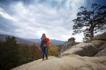 Fototapeta premium a Dovbush rocks
