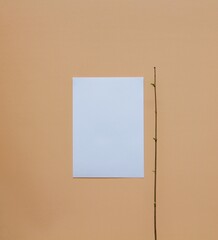 white paper on wall