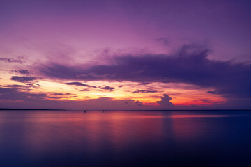 Fototapeta na wymiar Sunset Over Choctawhatchee Bay