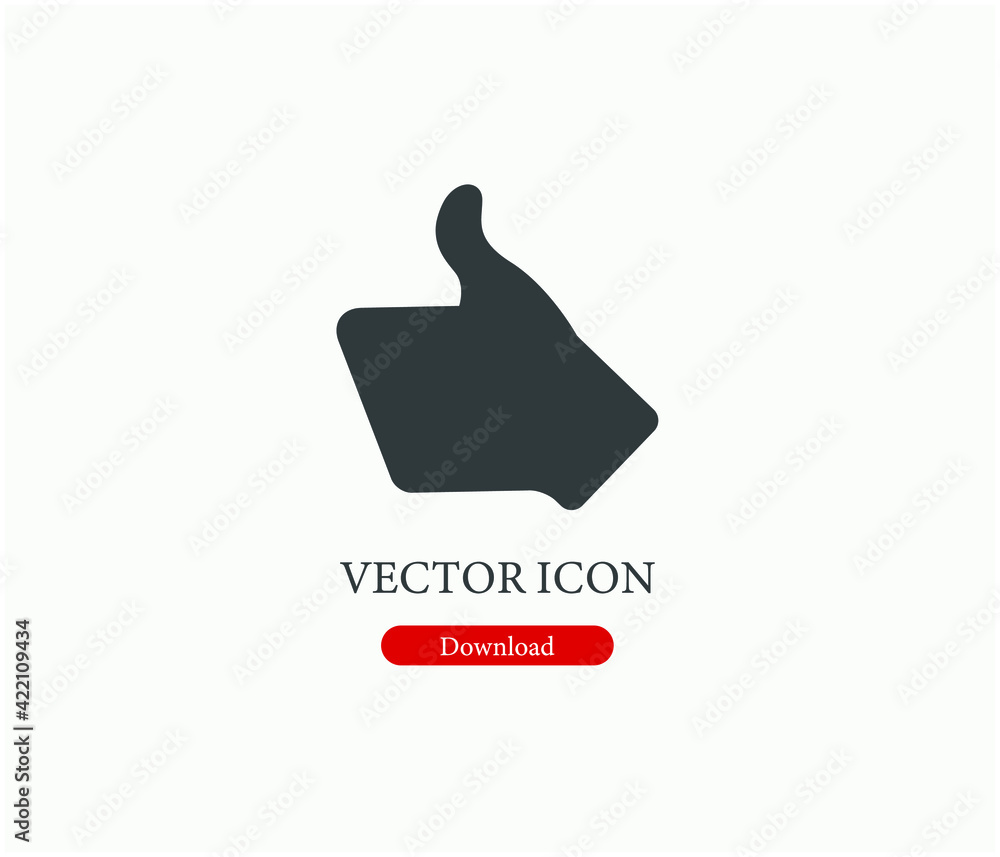 Poster like vector icon. editable stroke. linear style sign for use on web design and mobile apps, logo. sy