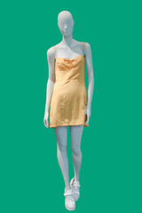 Full length female mannequin.