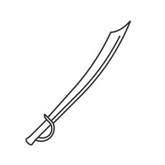 Fototapeta premium Cavalry saber sword icon. Vector illustration. Eps