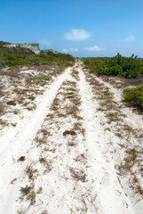 Grand Turk Island Sandy Road
