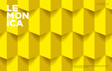 Yellow abstract geometric background design. For cover design, book design, presentation template, website, poster, flyer, advertising, brochure, brand identity etc. Vector EPS 10