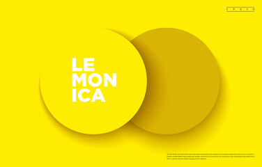 Obraz premium Yellow abstract geometric background design. For cover design, book design, presentation template, website, poster, flyer, advertising, brochure, brand identity etc. Vector EPS 10