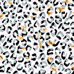 Abstract animal skin leopard seamless pattern design. Jaguar, leopard, cheetah, panther fur. Seamless camouflage background for fabric, textile, design, cover, wrapping.