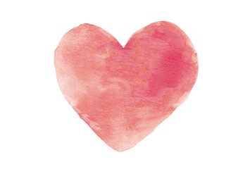 water color 水彩 ハート ピンク 可愛い ベクター イラスト 手描き heart illustration pink