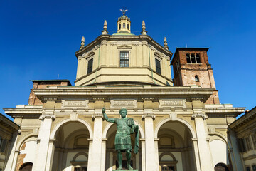 Church of San Lorenzo in Milan, Italy
