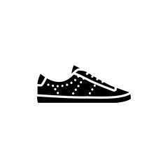 Gumshoes black glyph icon. Pictogram for web page, mobile app, promo.