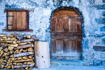 barn wood door one