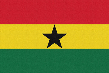 Illustration of the national flag of Ghana