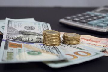 money with calculator