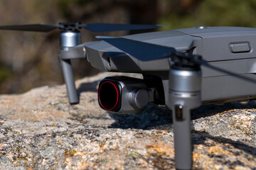 Dron sin despegaar
