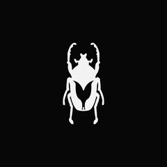 Obraz premium Beetle and cicada pattern