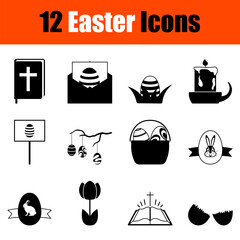 Easter Icon Set