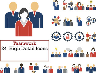 Teamwork Icon Set