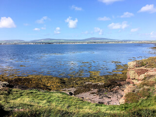 A view of the Isle of Man Coast at the Calf of Man