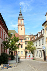 Obraz premium Tauberbischofsheim, Church St. Martin, Germany, Europe