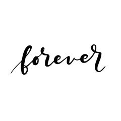Fototapeta na wymiar Happy Friendship Day cute hand lettering. Best friends forever. Greeting card typography template. Modern calligraphy design elements, quotes, friend phrase.