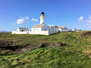 Fototapeta na wymiar A Lighthouse on the Isle of Man
