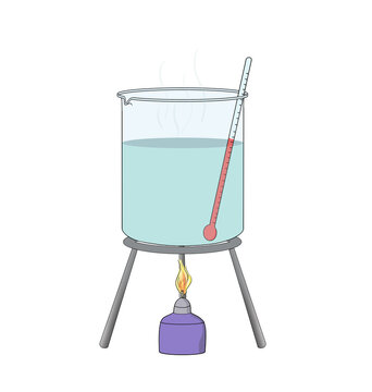 water in test beaker. tr:( fen bilimleri ders konusu deney kabı i&ccedil;inde su)