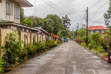 View of a street in Silay city, Philippines.