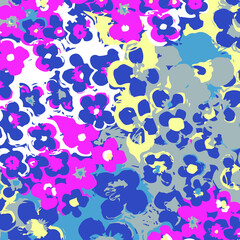 Obraz premium Floral background for textiles.